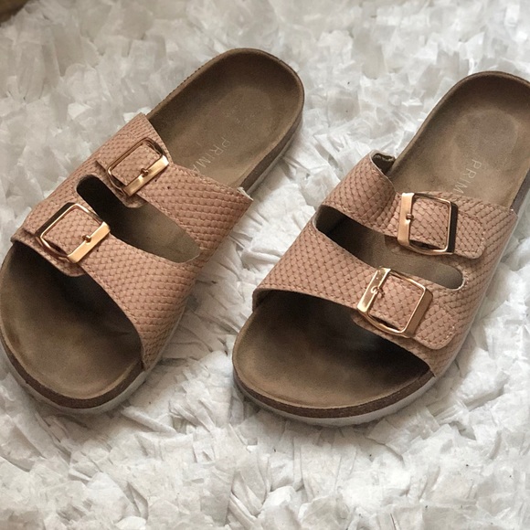 primark rose gold sandals